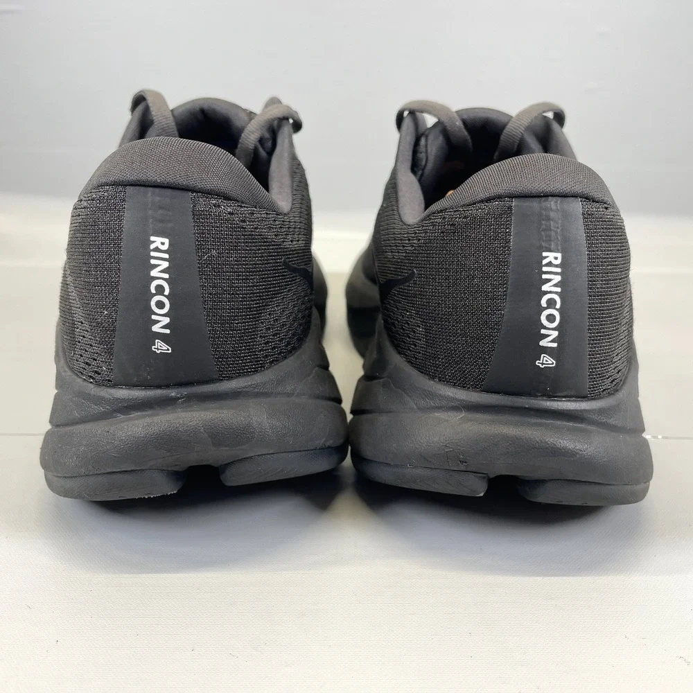 Hoka One One Rincon 4 Running Shoes Mens Size 11 D Black Mesh Athletic Sneakers